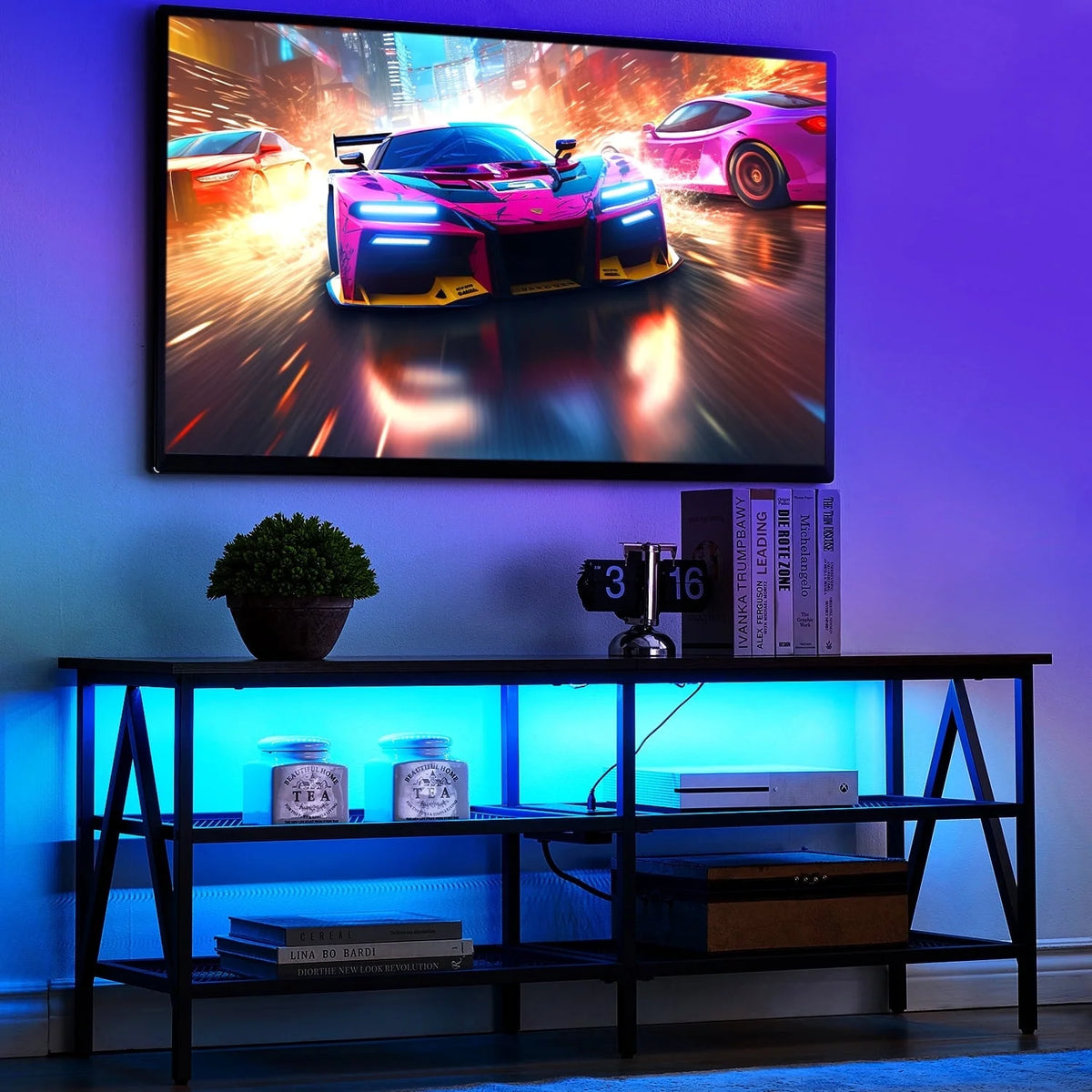 Black 55 inch TV Stand G3122