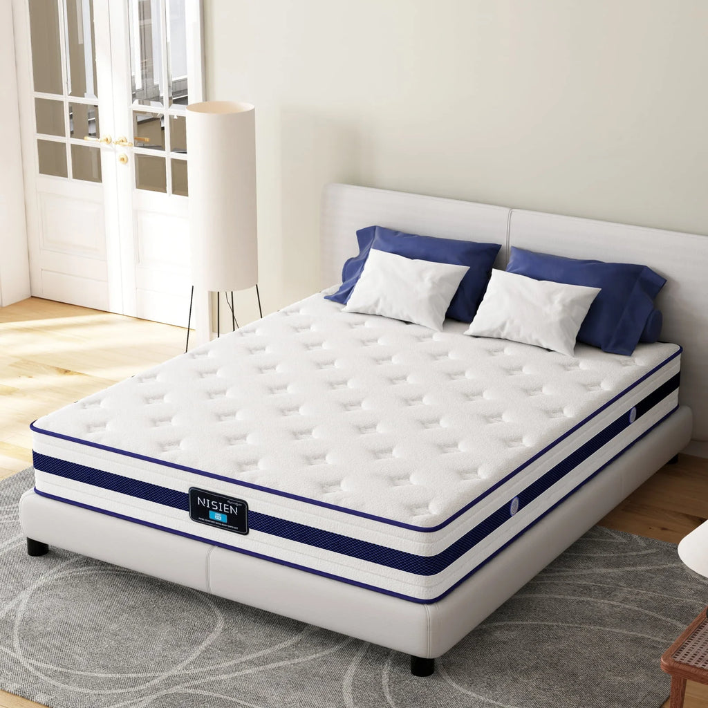 Queen 10 Inch Hybrid Memory Foam Mattress K10310