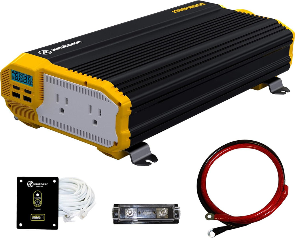 2000 Watts 12V to 110V Modified Sine Wave Power Inverter X11549