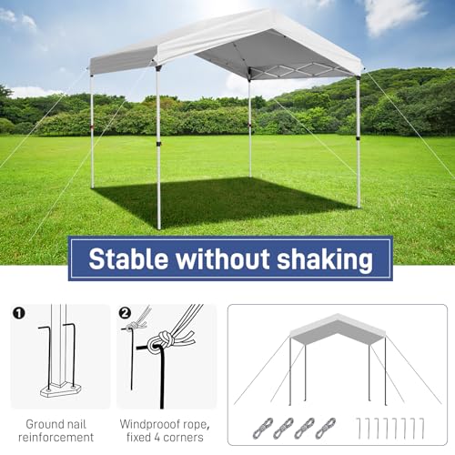 10x20ft Pop Up Canopy Tent with Carry Bag K62538