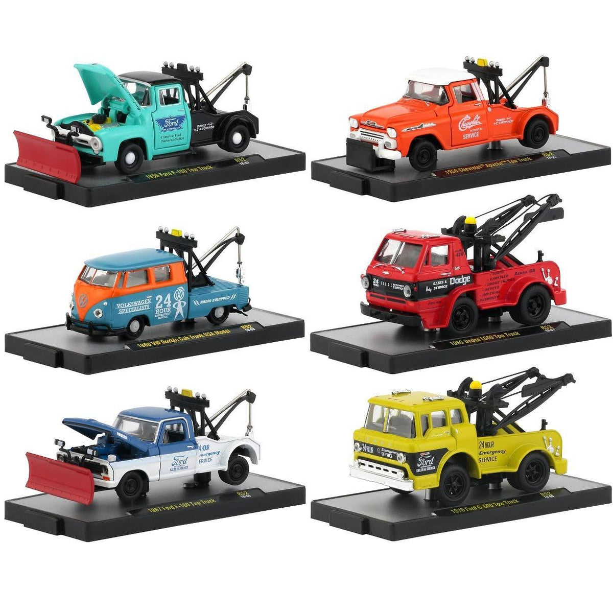 1/64 Diecast Model Cars 6 Piece Set I799889