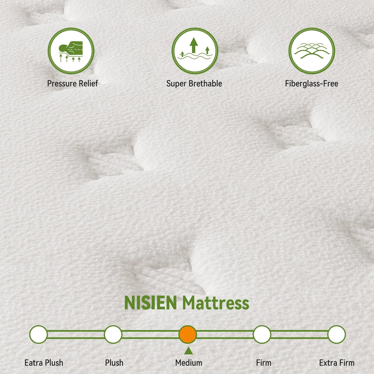 Queen 10 Inch Hybrid Memory Foam Mattress K10310