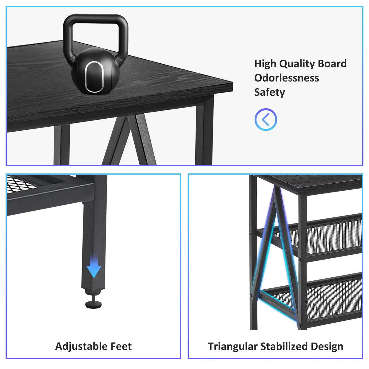 Black 55 inch TV Stand G3122