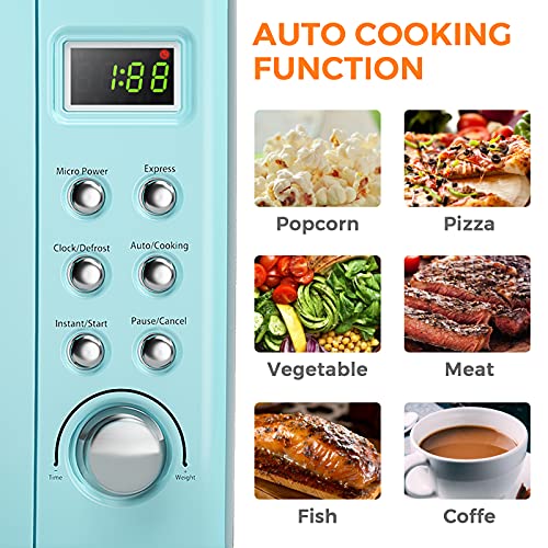 0.7 Cu.ft Compact Microwave Oven with Glass Turntable T6310