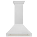36 Inch Stainless Steel Range Hood with Gold Handle P56467