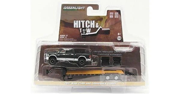 12 1/64 Diecast Truck and Trailer Model W3075