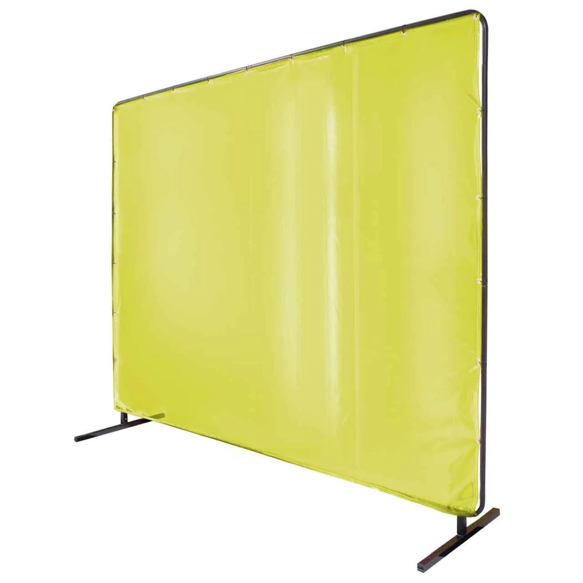 6x8 ft Yellow Welding Screen with Frame V131844
