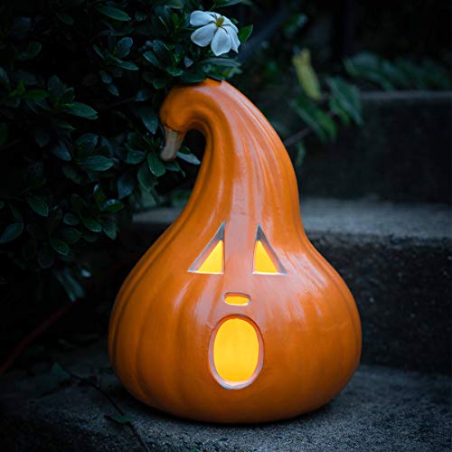 12" Shatterproof Waterproof Fake Pumpkin Halloween Decorations W252586