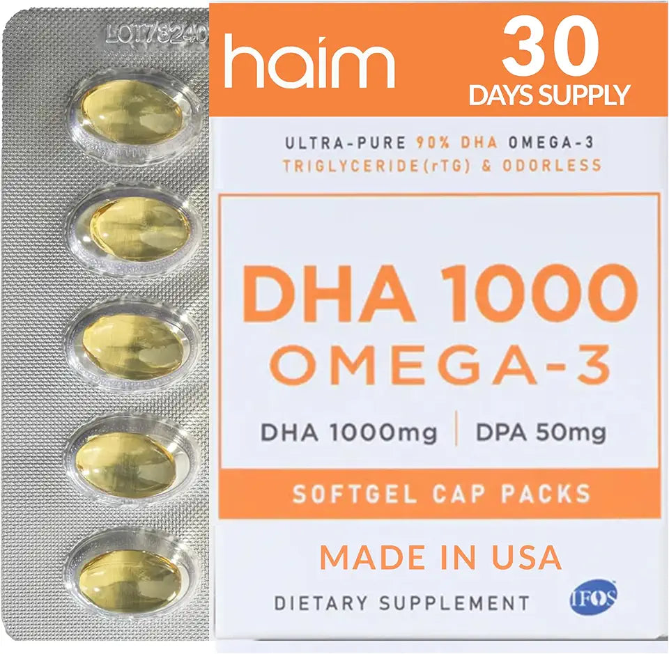 1000mg DHA 1100mg Omega-3 Fish Oil P211426