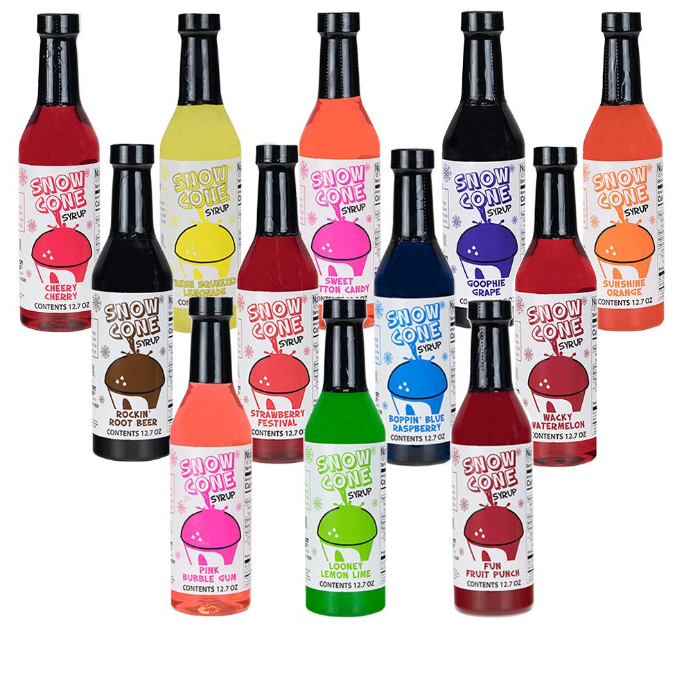 12.7oz Snow Cone Syrups (12 Pack) Z98401
