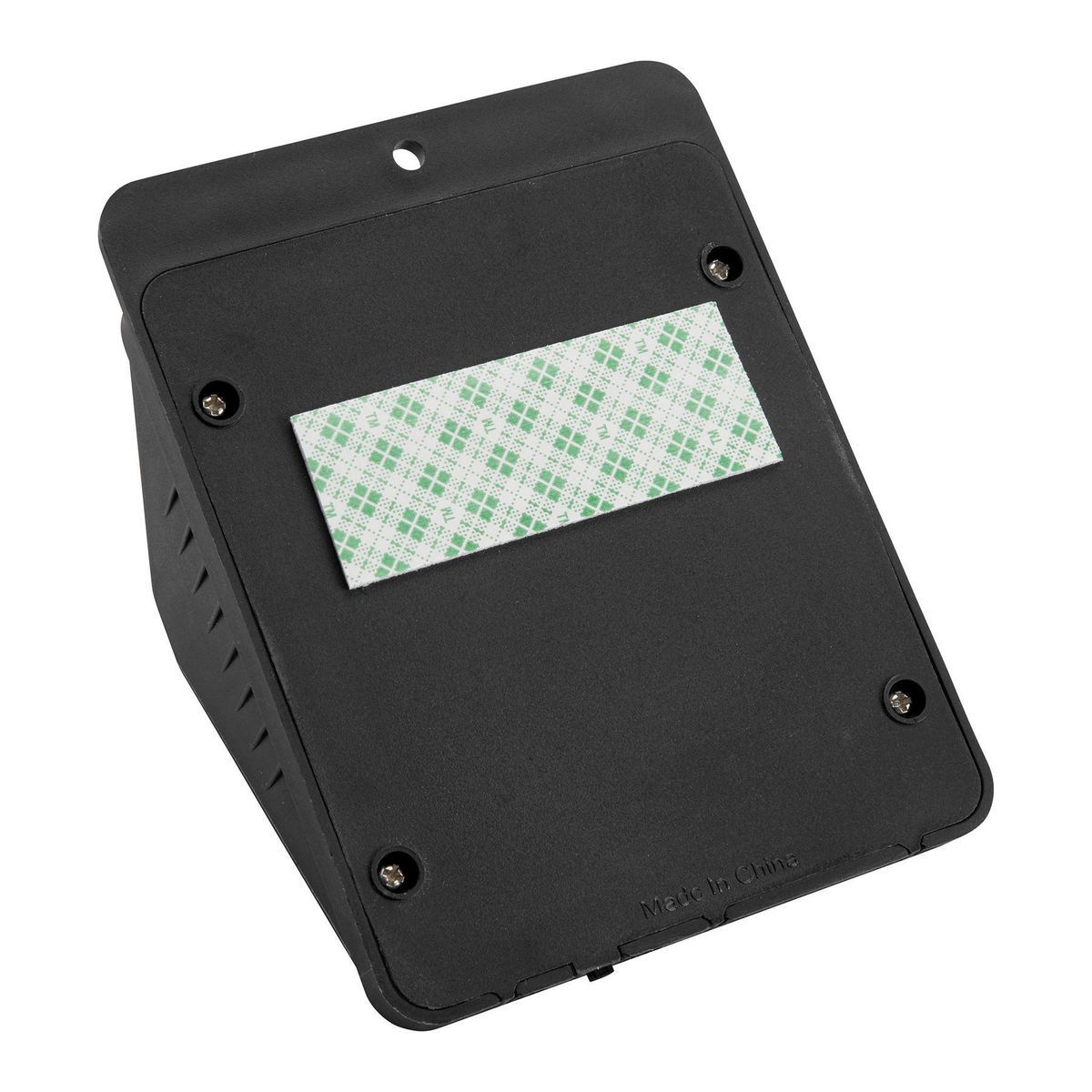 115 Lumen Wall-Mount Solar Security Light, Black C53318