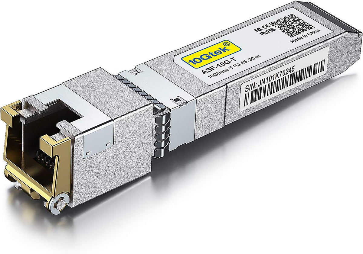 10GBase-T SFP+ Transceiver, RJ-45, up to 30 Meters G36523
