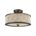 3 Light Semi Flush Oil Rubbed Bronze H713030