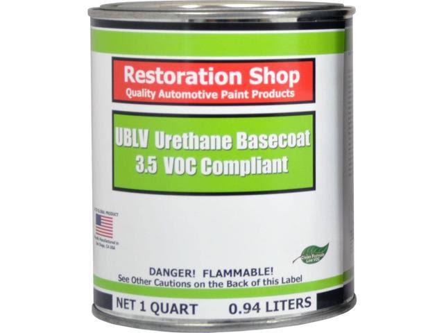 1 Quart Low VOC Urethane Basecoat Auto Body Paint, Green O804