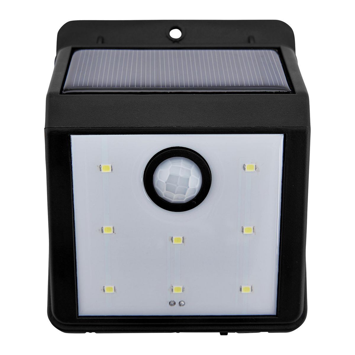 115 Lumen Wall-Mount Solar Security Light, Black C53318