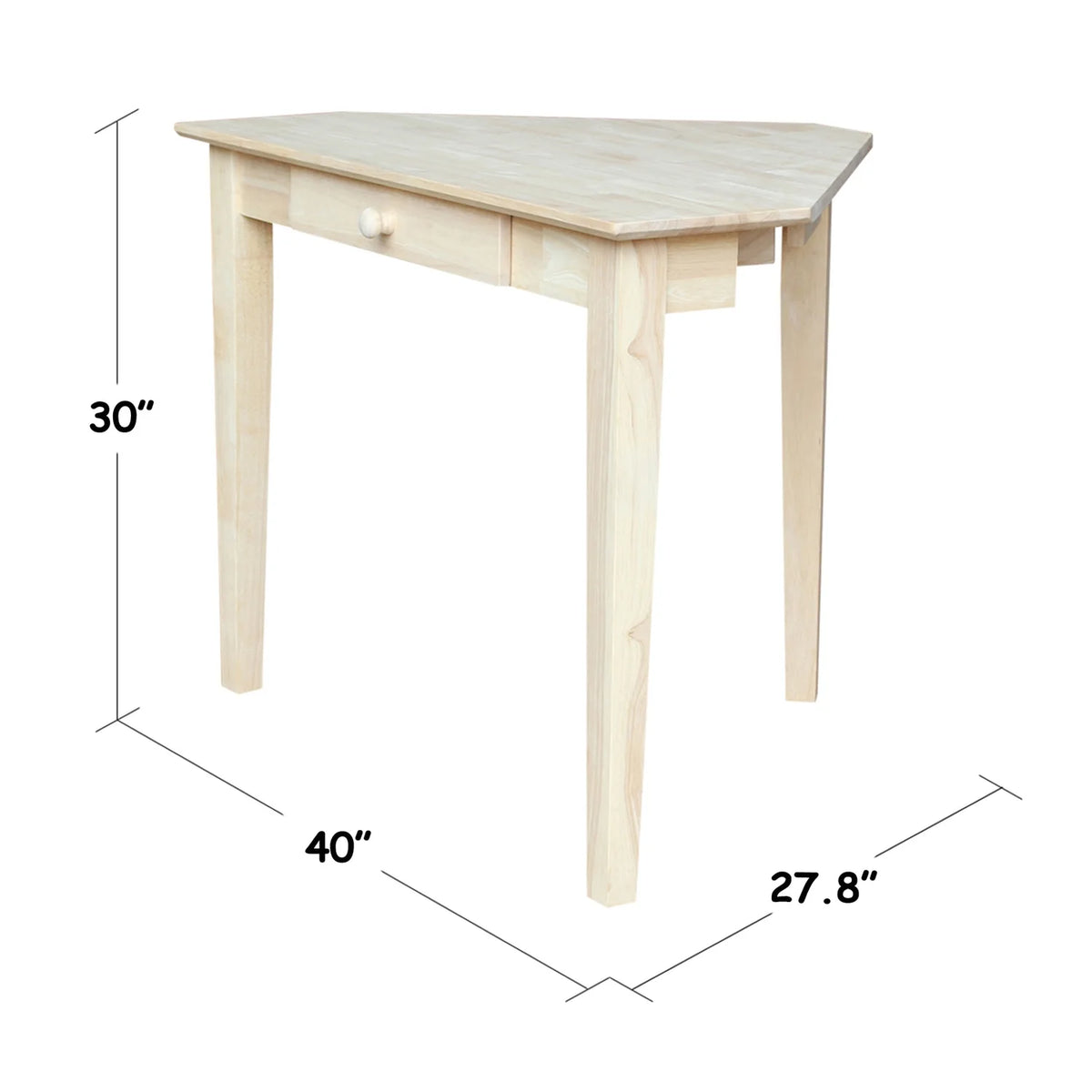 1-Drawer Corner Computer Desk S29841