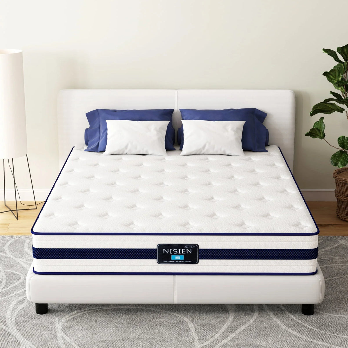 Queen 10 Inch Hybrid Memory Foam Mattress K10310