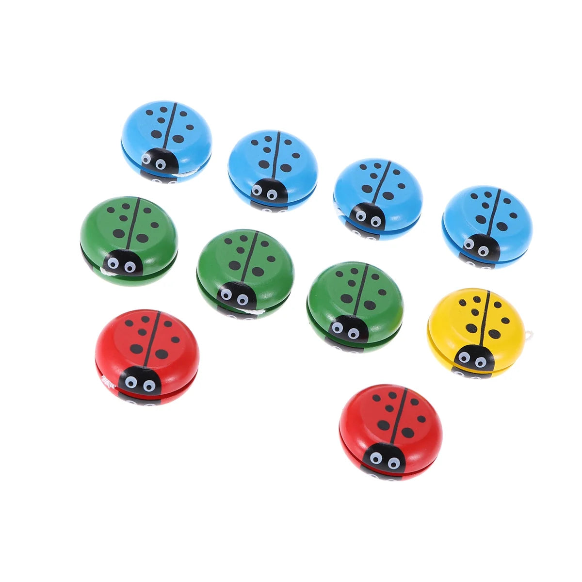 10pcs Wooden Yoyo Toys T632
