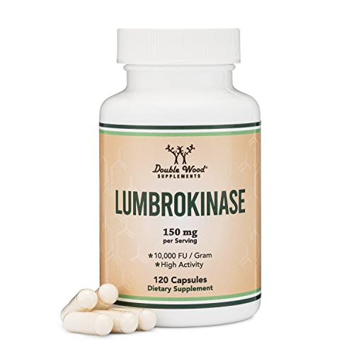 120 Capsules Lumbrokinase Enzymes Supplement N971052