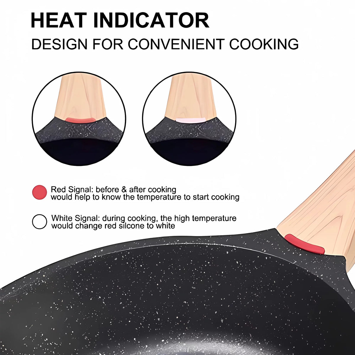 12 Inch Non Stick Granite Aluminum Frying Pan E868544